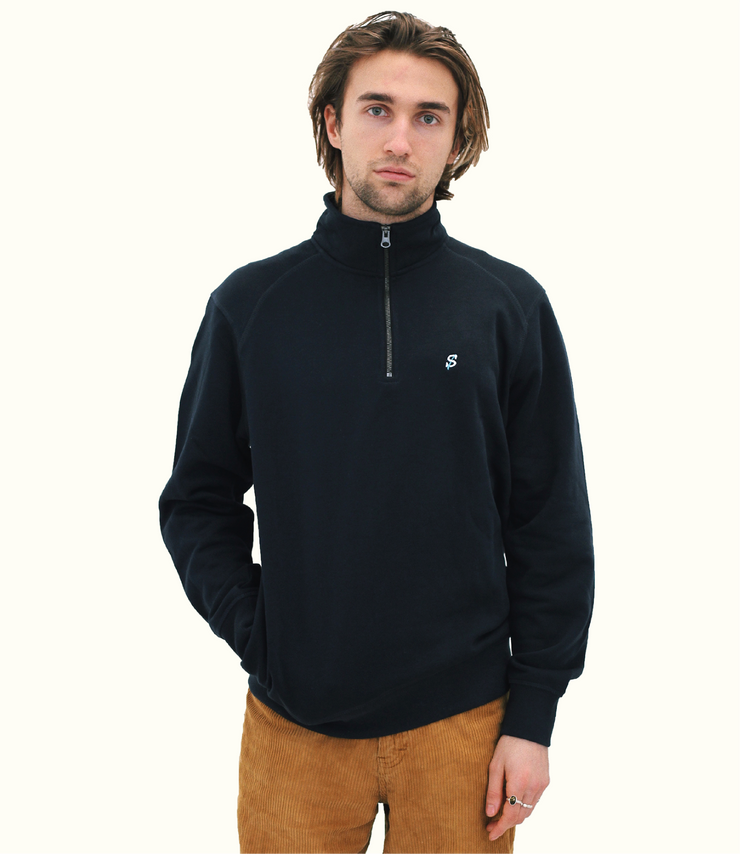 couloir navy ¼ zip