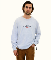 southbank white heather sweat