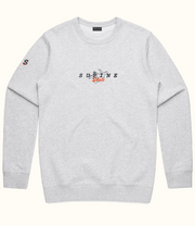 southbank white heather sweat